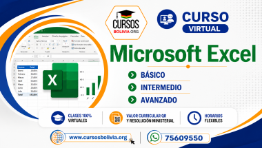 3 Cursos Excel Basico - Medio  y Avanzado (Virtual 24/07)