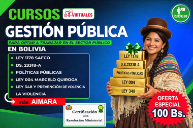 Combo B 1178 - DS23318A - Pol Publicas - Ley 004 - Ley 348 - Prev Violencia - Aymara (Virtual 24/7) 