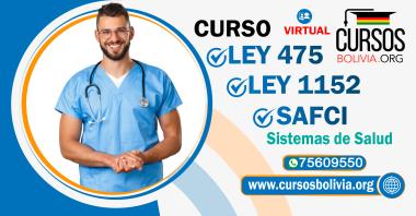 3 Cursos  Ley 1152, Políticas SAFCI y Ley 475(Virtual 24/7) 