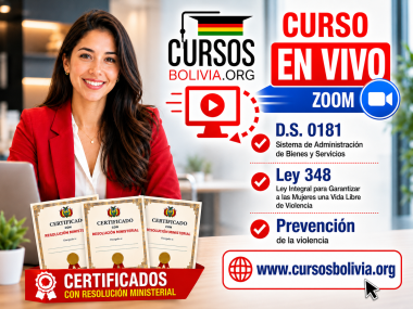 3 Cursos DS 0181 SABS - Ley 348 y la Prevención a la violencia en vivo por zoom